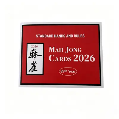 4'lü Set Uluslararası 2026 Amerika Mahjong Kılavuzu Kurallar Puanlama Amerikan Mahjong Kuralları Kartı Amazon - 7