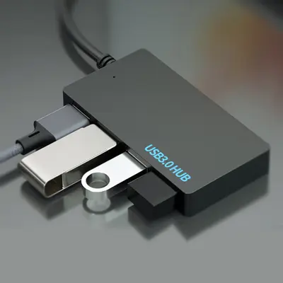 Original Manufacturer Splitter Hub 2.0 Expander One to Four Port 4-Port Ultra Slim Type-C 3.0 USB HUB