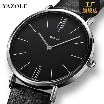 YAZOLE506外贸简约男士手表学生情侣潮流运动石英手表watches - 2