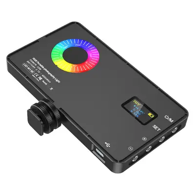 M1SE professionelle Kamera-Fotografie-Fülllicht Live-Streaming dediziertes Hand-Fotografie tragbares Taschenlicht RGB-Fülllicht - 6
