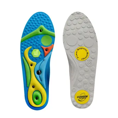 Magnetic Therapy Massage Insoles, Breathable, Shock-Absorbing, Arch Support - 6