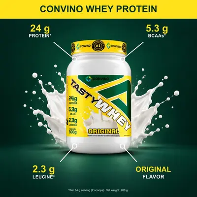 Triple concentrated whey protein powder