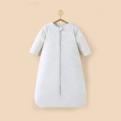 Herbst-Winter-Babyschlafsack, verdickt, mit abnehmbaren Ärmeln - 10
