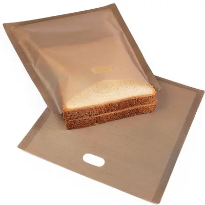 Antihaft-Teflon-Toastbeutel für Mikrowelle und Sandwiches