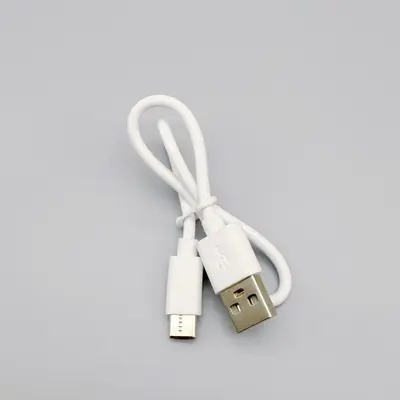 USB kablosu usb'den tip-c'ye şarj kablosu beyaz 0,5 metre şarj kablosu beyaz 2A tipi şarj kablosu 30cm - 3