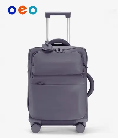 Original manufacturer luggage trolley bag new model cabin size suitcase 20 inch nylon fabric bag ultra-light coded travel bag - 11