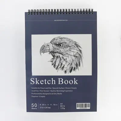 A4 and A5 Blank Sketchbook for Students and Art Drawing - 7
