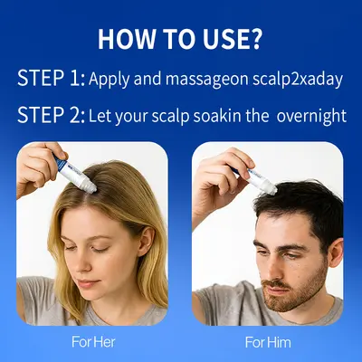 Rosmarin-Haarserum mit Roll-on, Kopfhaut- und Haarpflege
