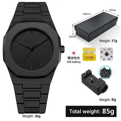 Men's quartz watch with plastic case, 2025 collection - 8