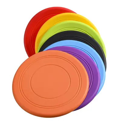Aisenwell Floating Dog Frisbee, Soft Bite-Resistant Pet Toy - 5