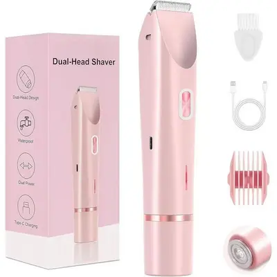 Waterproof Electric Double-Head Hair Remover for Women