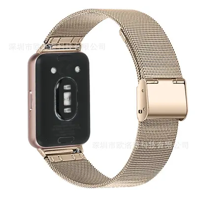 Milanese-Geflechtarmband für Samsung Galaxy Fit3, SM-R390, Edelstahlschnalle
