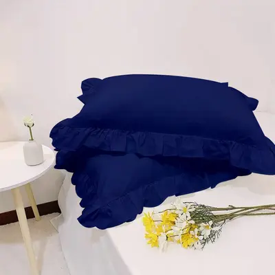 Ruffled Lace Pillowcase, Single and Double Size - 8