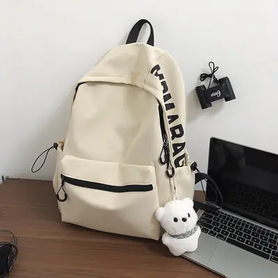 Men's Backpack for College and High School Students, Minimalist Korean Style - 7