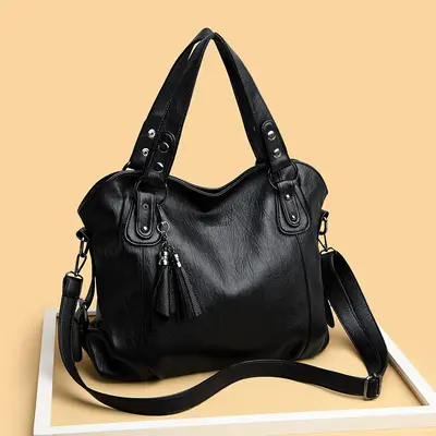 Women's Tassel Shoulder Bag, Large Capacity, Autumn Style - 6