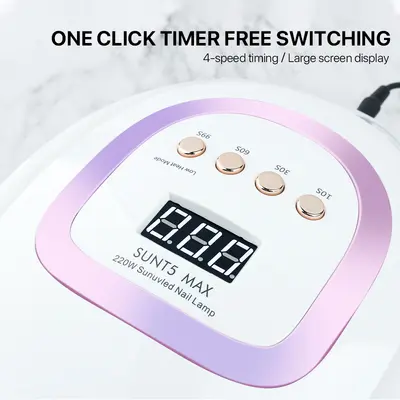 SUN T5 MAX Tırnak UV Lambası, Tırnak Salonları, Tırnak Uçları, UV Jel Oje, Giyilebilir Tırnak Kürleme Jeli, Hızlı Kuruyan Tırnak Kurutucu.