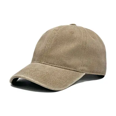 Vintage Baseballkappe aus reiner Baumwolle, gewaschen, weiches Oberteil, einfarbiger Sonnenschutz, Custom-Logo-Stickerei im Großhandel. - 12