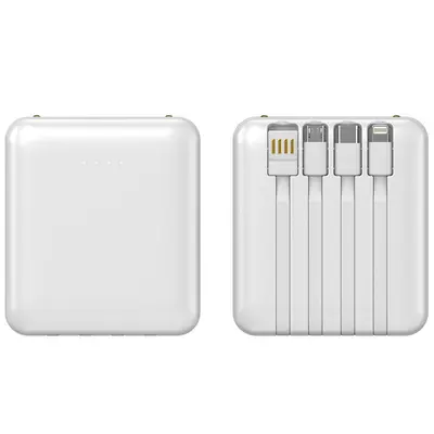 Toptan dahili kablolu mini güç bankası 20000 mAh kompakt taşınabilir büyük kapasiteli mobil güç kaynağı özelleştirilmiş LOGO - 11