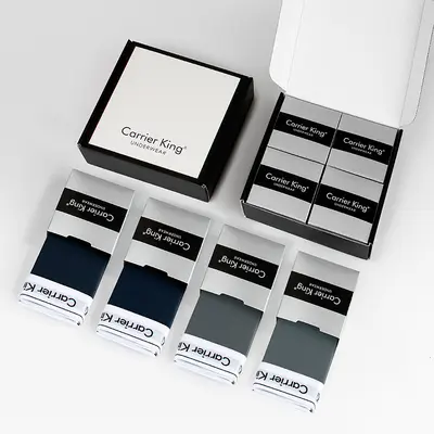 Men's Modal Boxer Briefs, Antibacterial, Breathable, Gift Box - 11