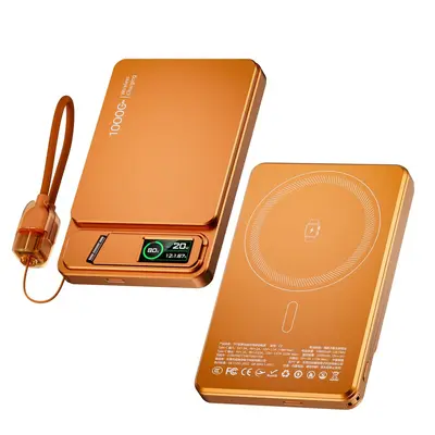 3C Certified Magnetic Wireless Power Bank Ultra-Thin QI2 External Battery Wireless Fast Charging Mini Compact Mobile Power Supply Portable - 8