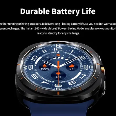 HD8Ultra Smartwatch mit Bluetooth-Anruf, Herzfrequenz- und Schlafmessung - 3