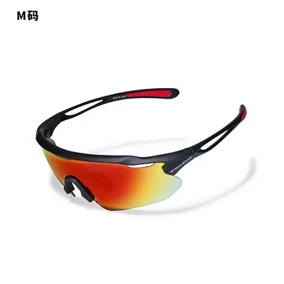 Polarized sunglasses, cycling glasses, anti-UV, replaceable lenses, cycling marathon running glasses set - 7