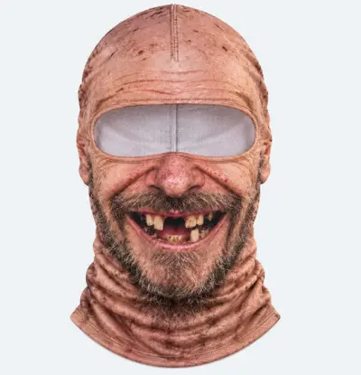Winter Cycling Balaclava, Breathable 3D Funny Face Mask for Skiing and Motorcycling - 8