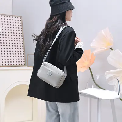 Women's Small Nylon Single-Shoulder Bag, Daily Use - 3