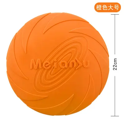 Meianju Dog Frisbee, Chew-Resistant, for Medium and Large Dogs - 7