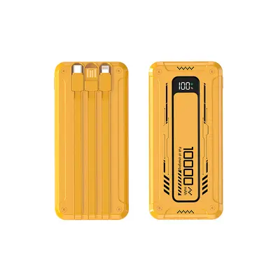 Mecha Powerbank mit Kabel 200 Millionen Super-Schnellladung 22,5W, 10000 mAh PD20W ultra-dünn mit Kabel - 8