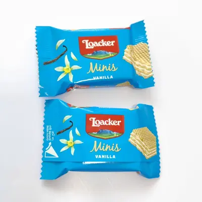 Loacker gofret küçük paket 10 g fındık vanilya çikolata - 6