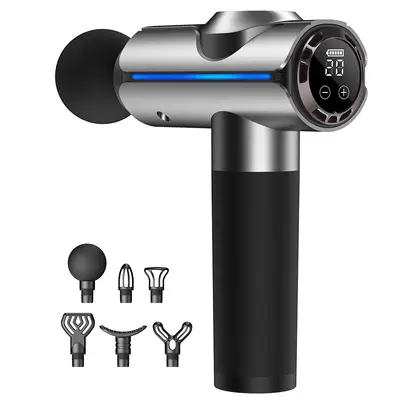 Handheld Fascia Massage Gun with LCD Screen, Percussion Muscle Relaxation - 8