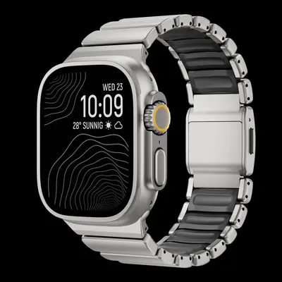Titanium Magnetic Buckle Strap for Apple Watch S10, Ultra 3 Compatible - 10