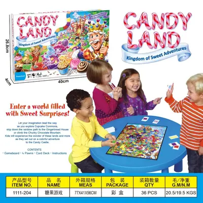 CANDY LAND Board Game, Family Adventure Game for Children