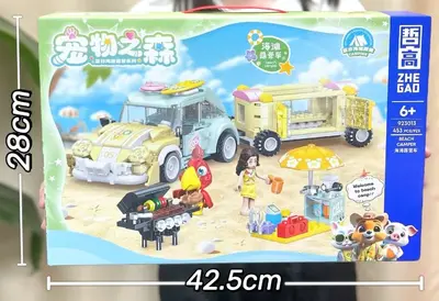 Girls' Castle Building Block Set, Creative Assembly - 8