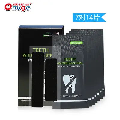 Teeth Whitening Strips, Bamboo Charcoal, Gen 2 6D, Dry Application - 9