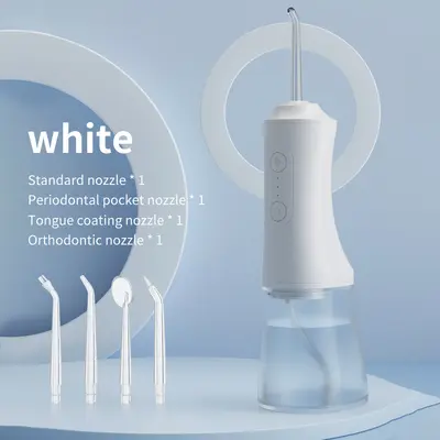 Electric Water Flosser, Large Water Tank, Home Teeth Cleaner - 8