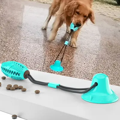 Bite-Resistant Suction Cup Ball Dog Toy - 10