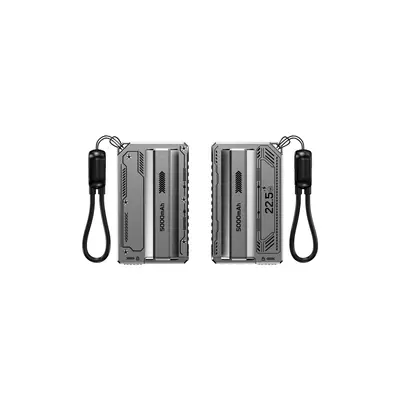 Mecha 22.5W Super Fast Charging Quick-Change Power Bank 5000mah Detachable Battery Built-in Cable Mobile Power Source - 8