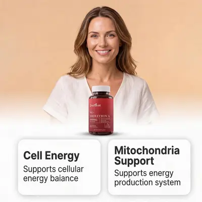 DOCTEAT Body Energy Supplement Capsules, Gentle Formula