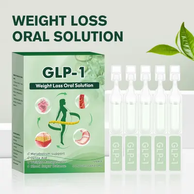 跨境爆款TK专供 GL-1 Moringa Drops塑形口服溶液5pcs