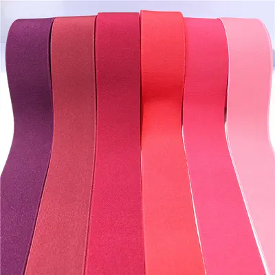 Farbiges Polyester-Webgummiband, nylonähnlich, Bekleidungszubehör - 5