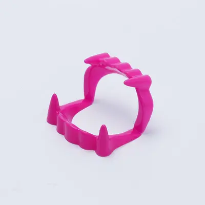 Halloween Light-Up Finger Teeth and Zombie Nails Costume Accessory - 10