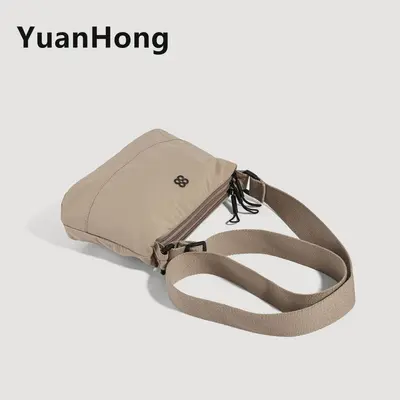 2025 New Japanese Style Large Capacity Daily Small Square Bag Daily Solid Color Simple Luxury Crossbody Bag