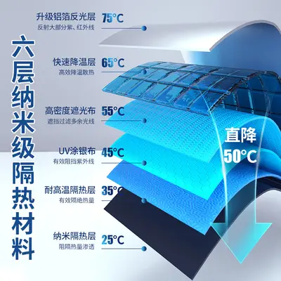 汽车遮阳伞车用前挡隔热防晒通用车用遮阳帘前挡防晒隔热挡加厚