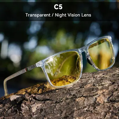 KDEAM New Large Size Square Polarized Sunglasses Outdoor UV Protection Fishing Driving Glasses KD705-PLUS - 11