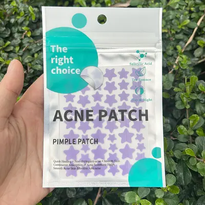 Colorful Star Acne Patches, Makeup-Compatible, Hydrocolloid - 11