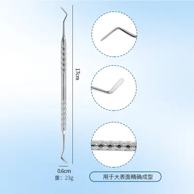 Dental tool set 8-piece, stainless steel, tartar cleaning - 12