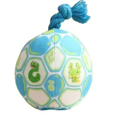 Plush Ball Dog Toy, Chew-Resistant, Squeaky - 6