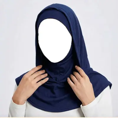Einteilige Balaclava-Unterziehmütze mit elastischem Baumwollschal und Kapuze - 9